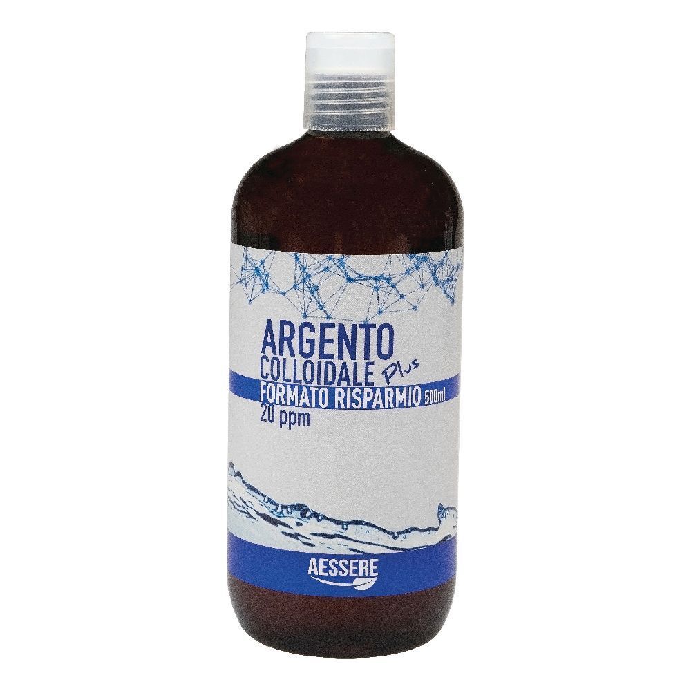Argento Colloidale Plus Maxi 20ppm 500 ml Liquido