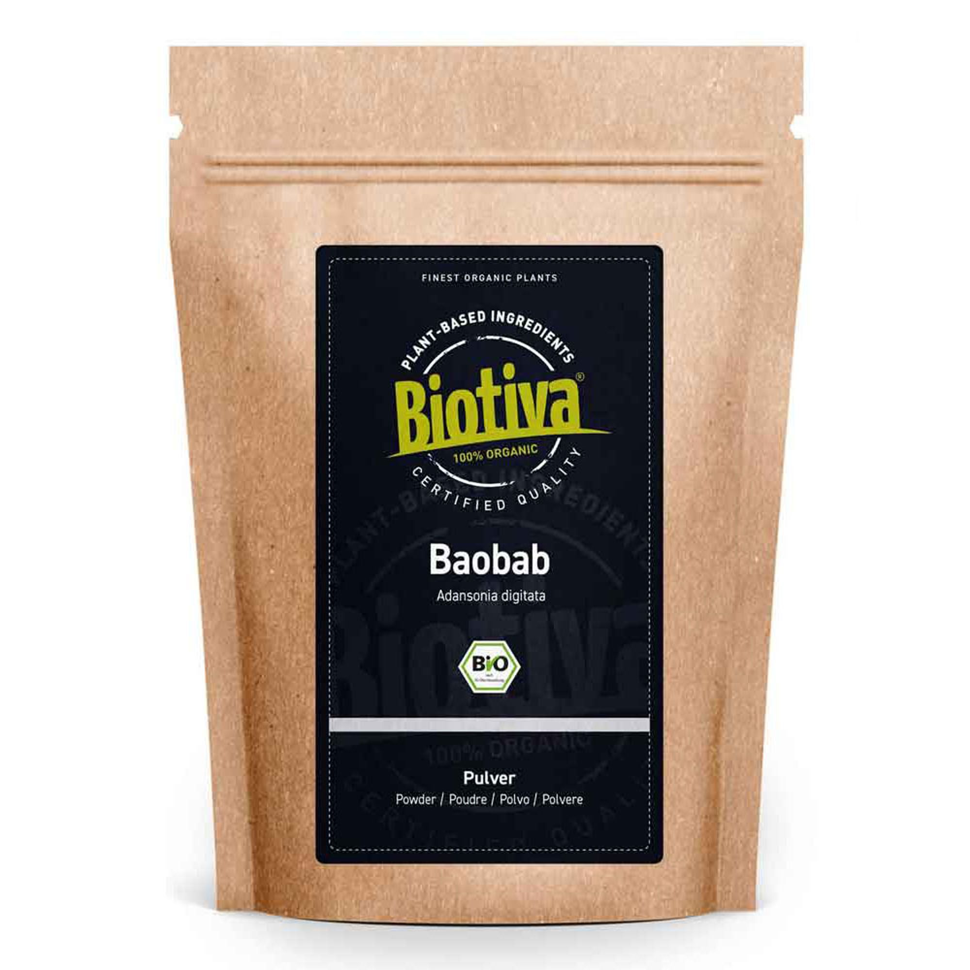 Biotiva Polvere di Baobab Biologica 100 g