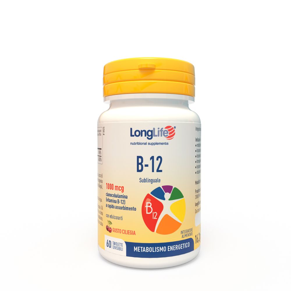 LongLife® B-12 1000 mcg Tavolette Sublinguali 60 pz