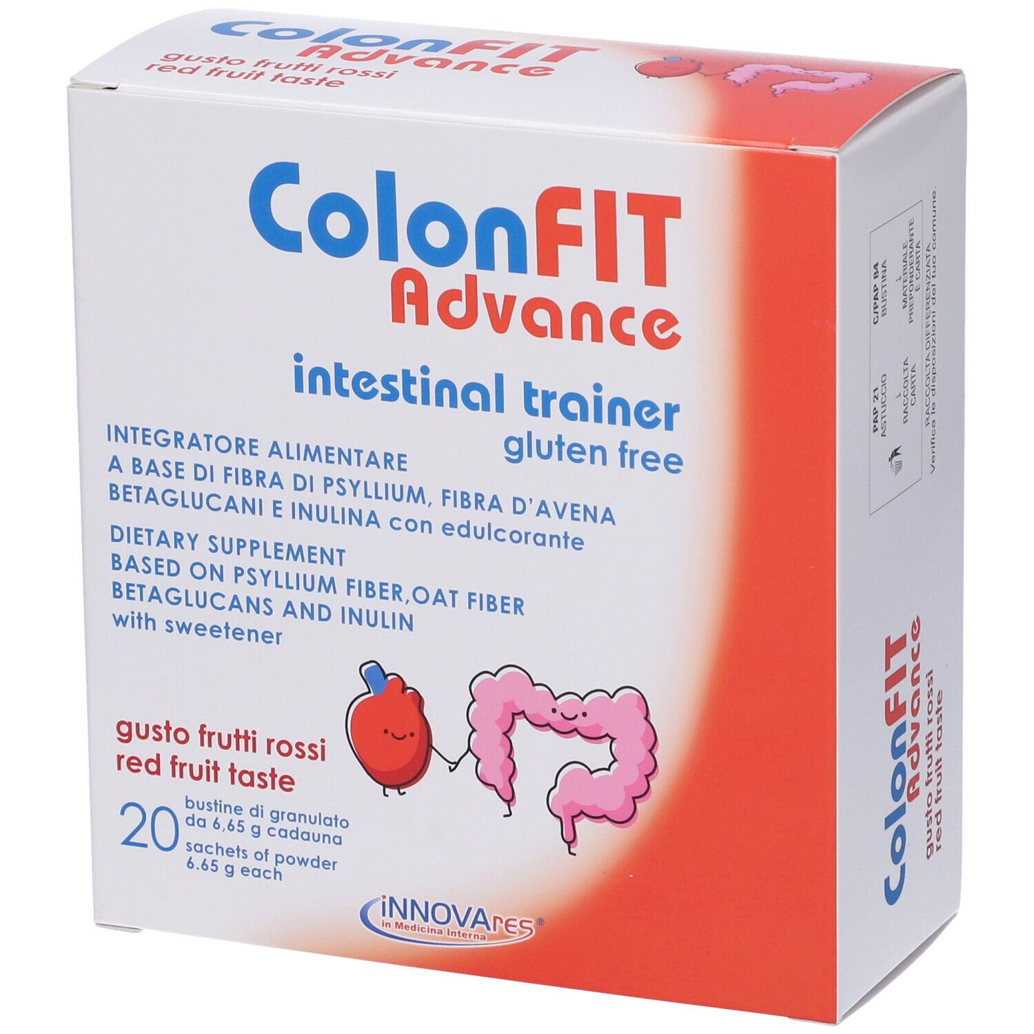 INNOVAres ColonFIT Advance Bustine Gusto Frutti Rossi 133 g Polvere pe