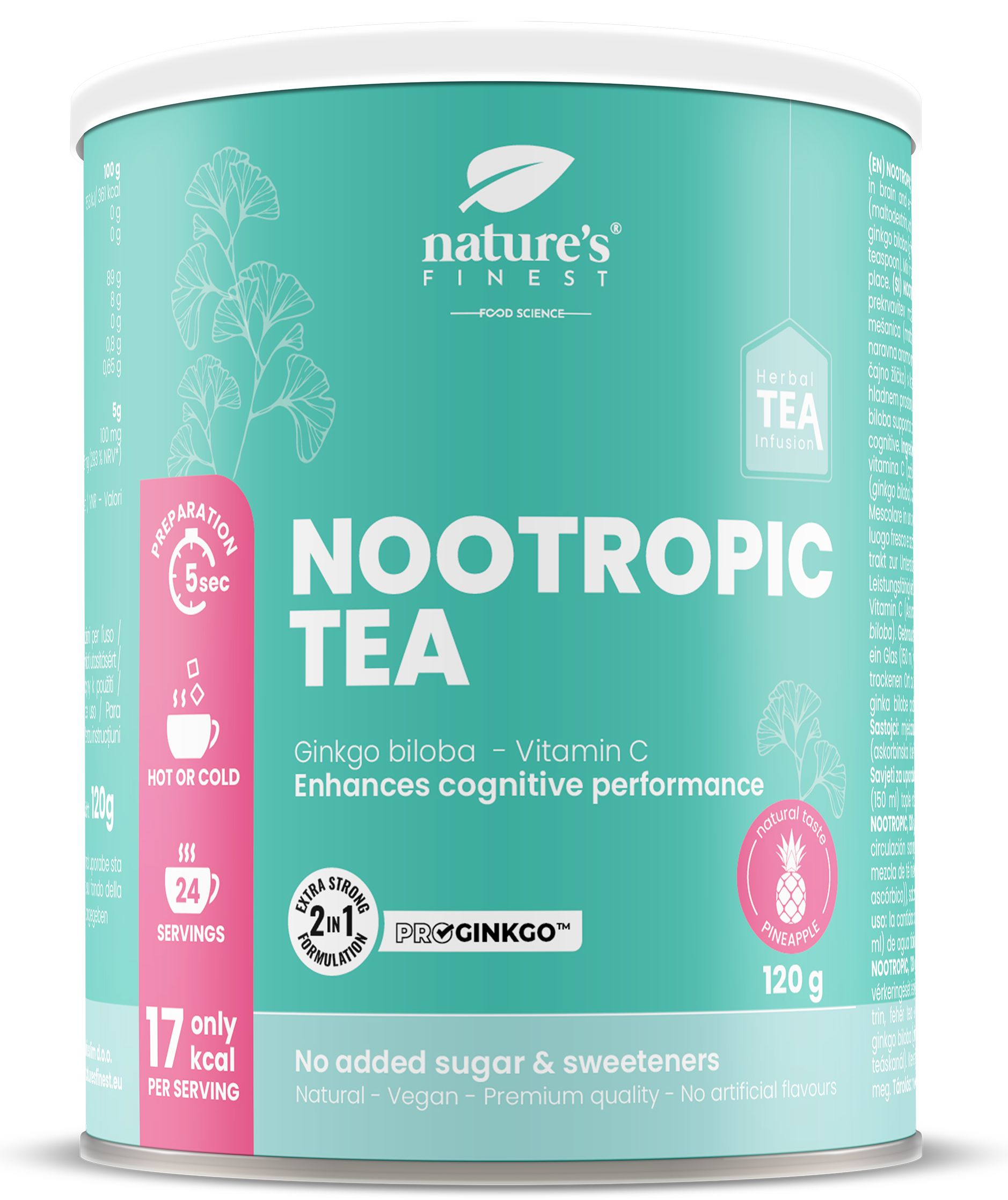 Nature's Finest Nootropic tea 120 g