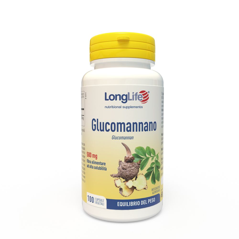 LongLife Glucomannano 500mg Capsule 100 pz