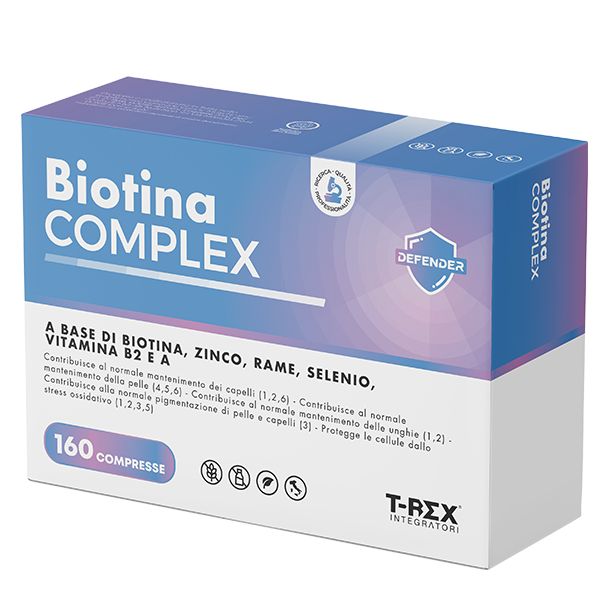 T-Rex Integratori Biotina Complex 160 compresse pz Compresse