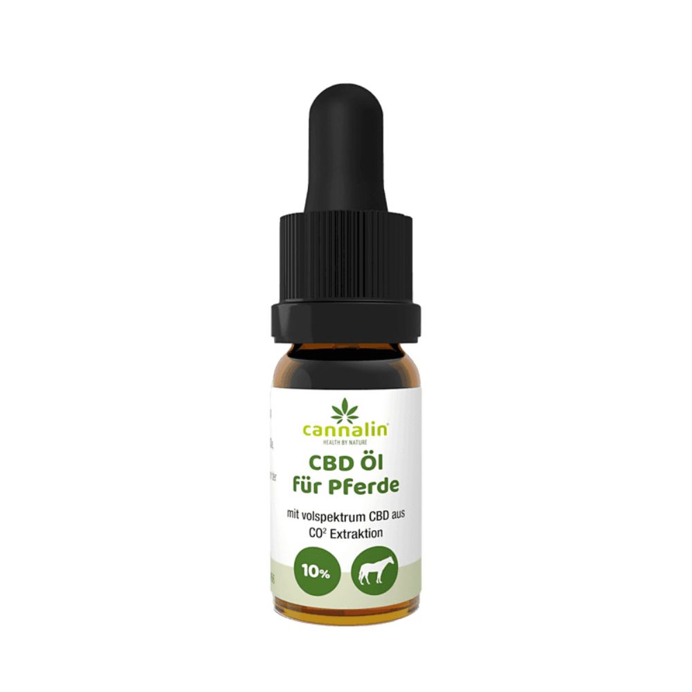 Cannalin - Olio CBD Full Spectrum per i Cavalli 10% 30 ml