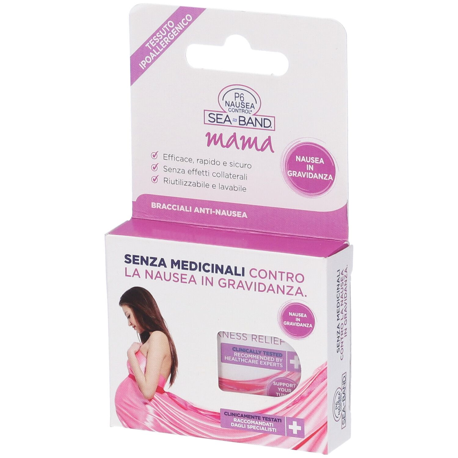 Bracciale Anti Nausea Mama P6 Control 2 Pezzi St