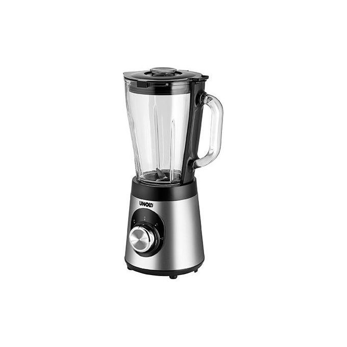 Unold Edel 1,5 L Frullatore da tavolo 500 W Nero, Acciaio inox, Traspa