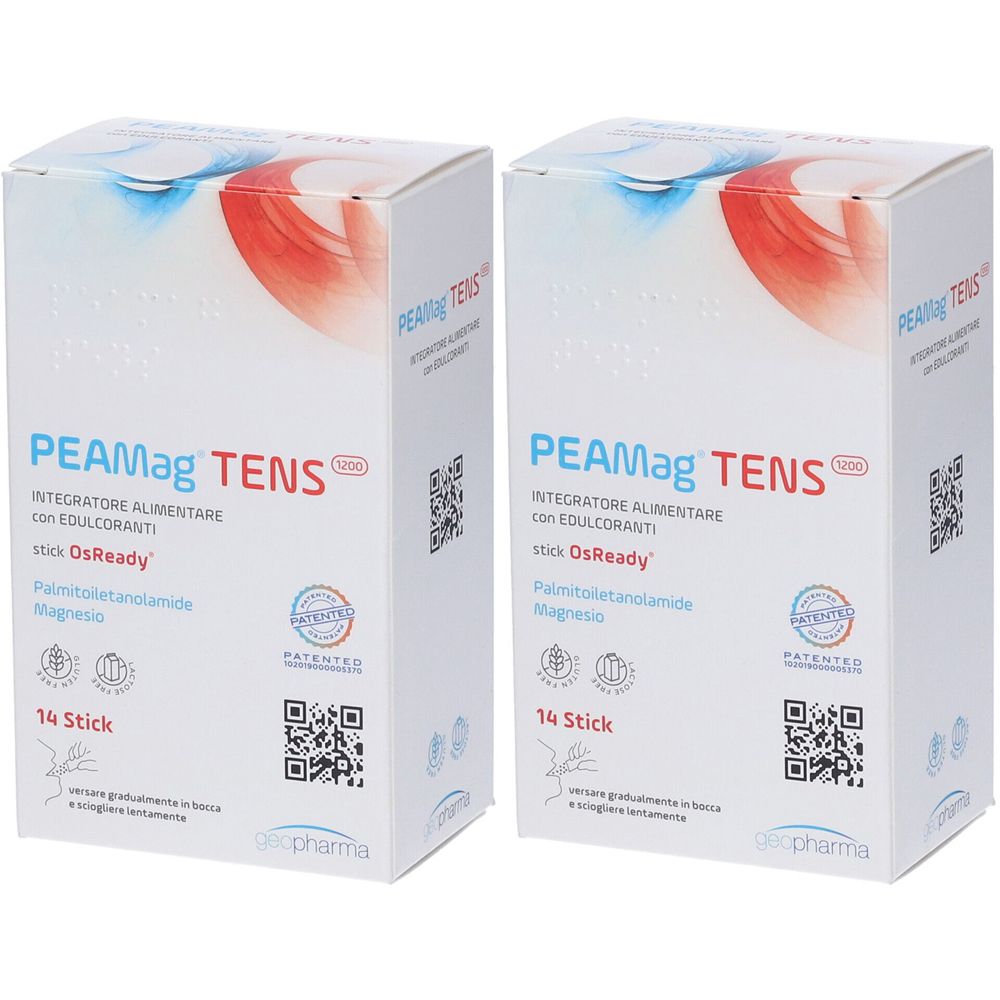 PEAMag Tens Stick Orali Set da 2 2x42 g Polvere per soluzione orale