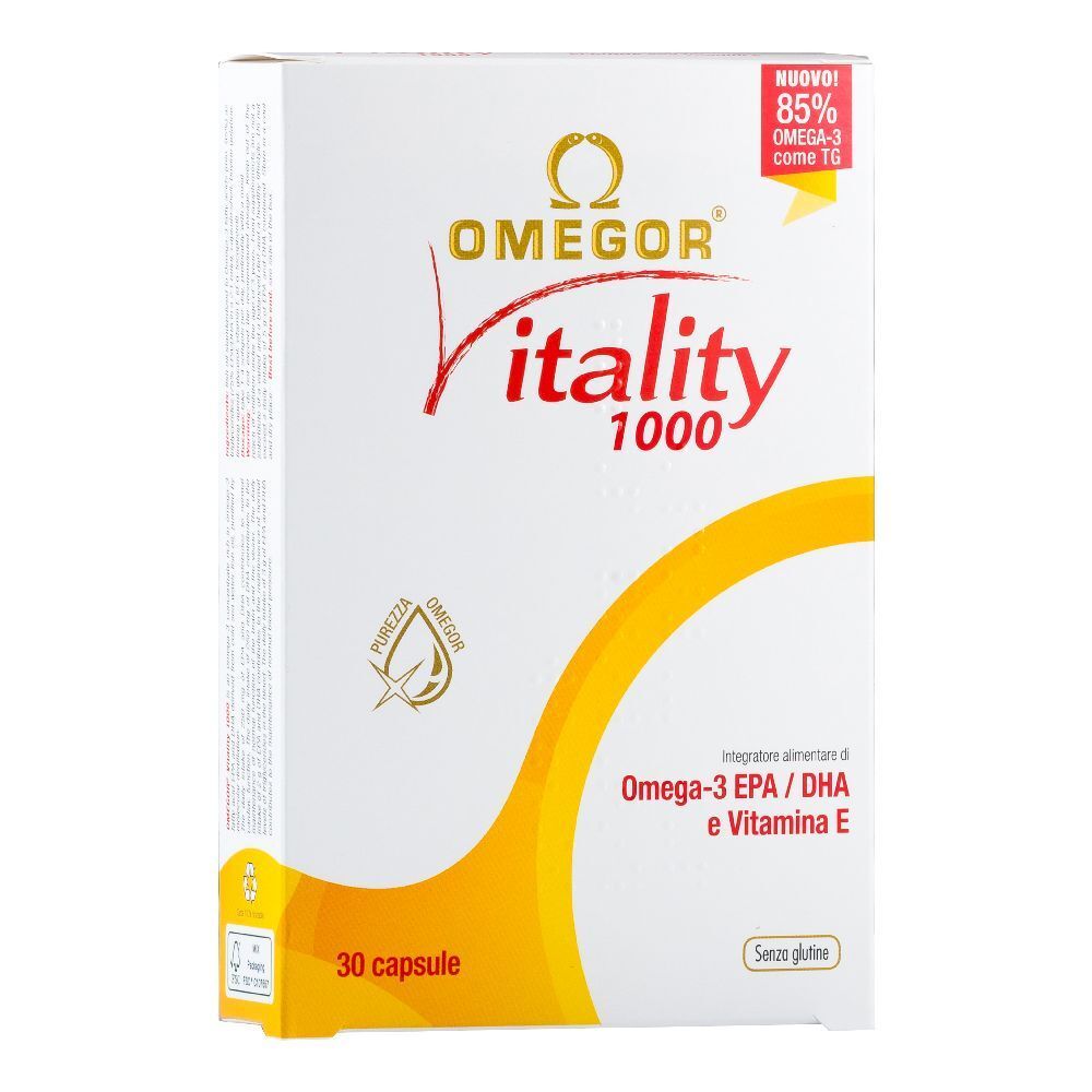 Omegor Vitality 1000 30 pz Capsule morbide