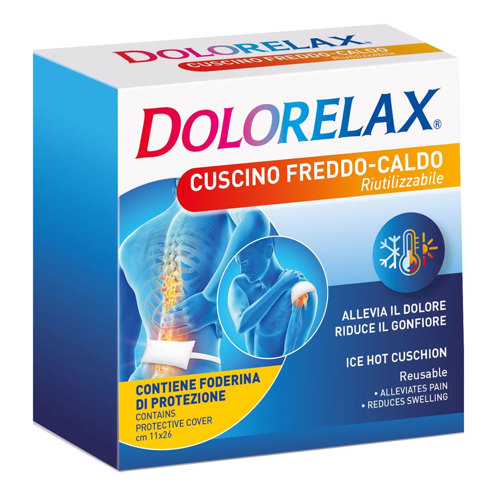 Dolorelax Ice Hot Cuscino Riutilizzabile 11X26 Cm 2 Pezzi St