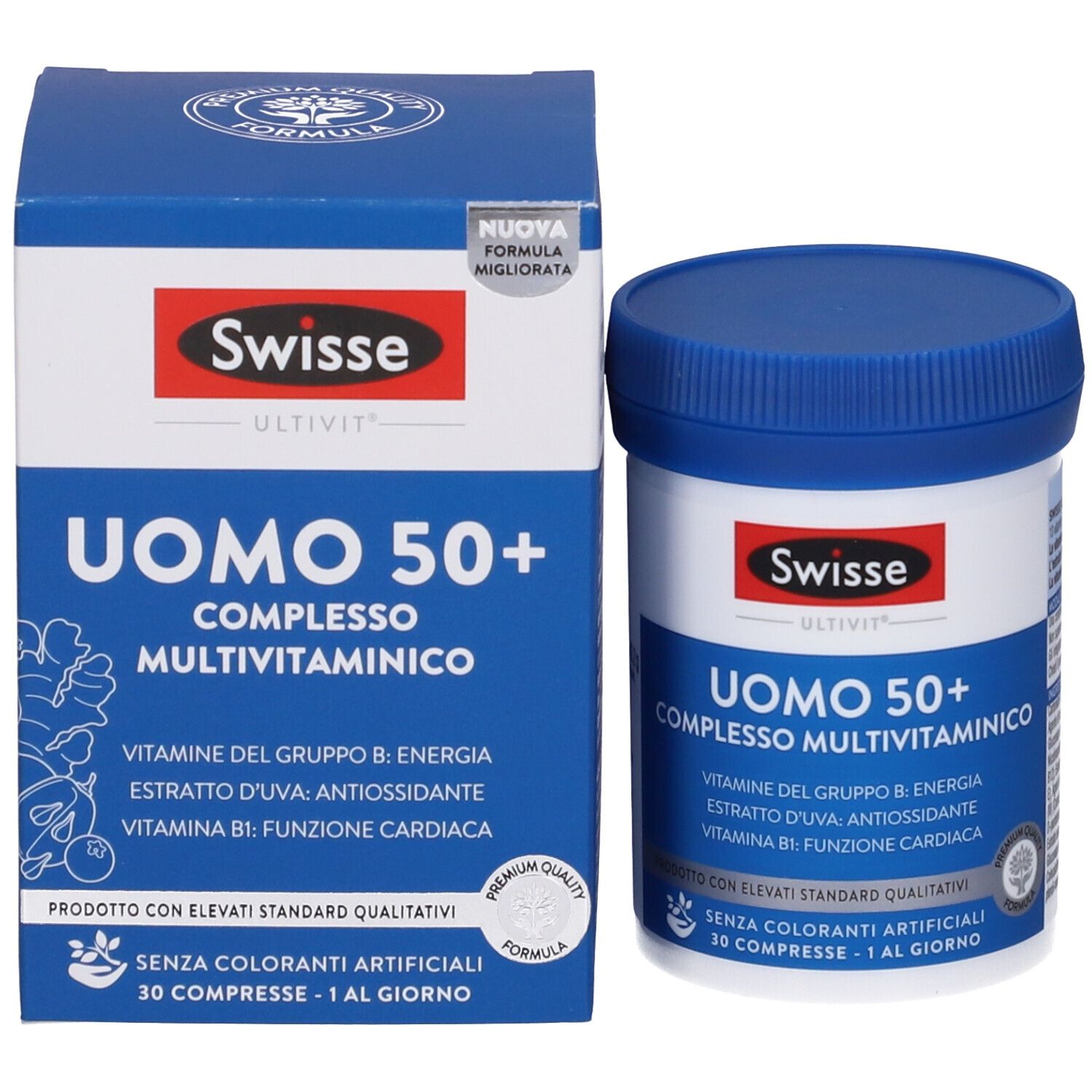 Swisse Uomo 50+ Complesso Multivitaminico 43,2 g Compresse