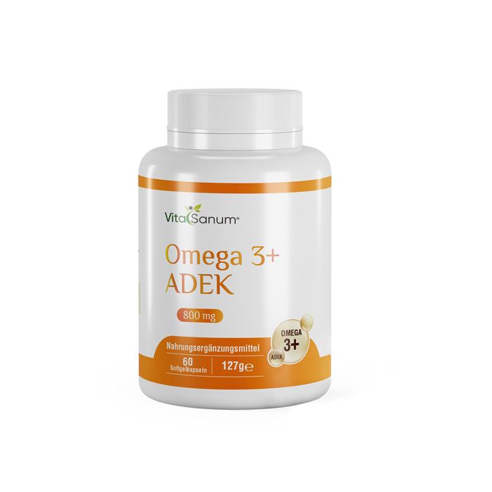VitaSanum® - Omega 3 + ADEK 90 pz Capsule morbide
