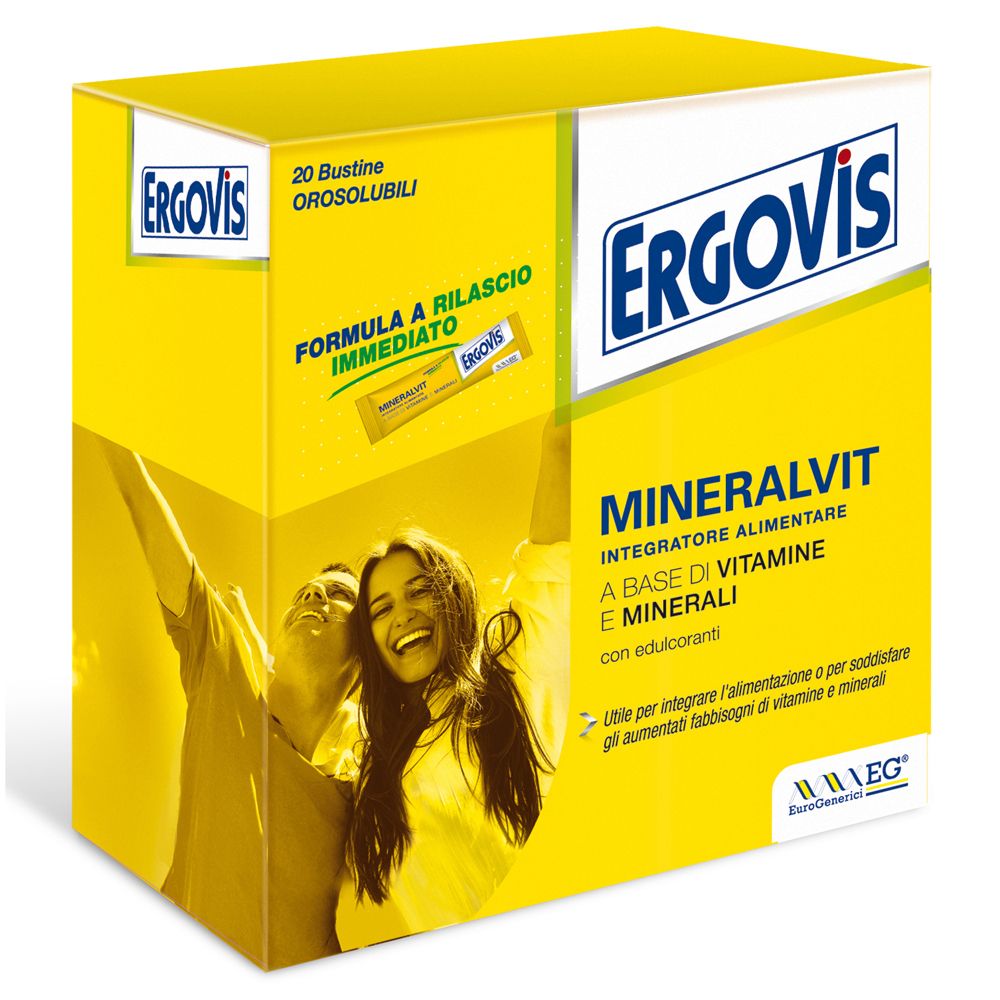 Ergovis Mineralvit Bustine 20 pz Bustina
