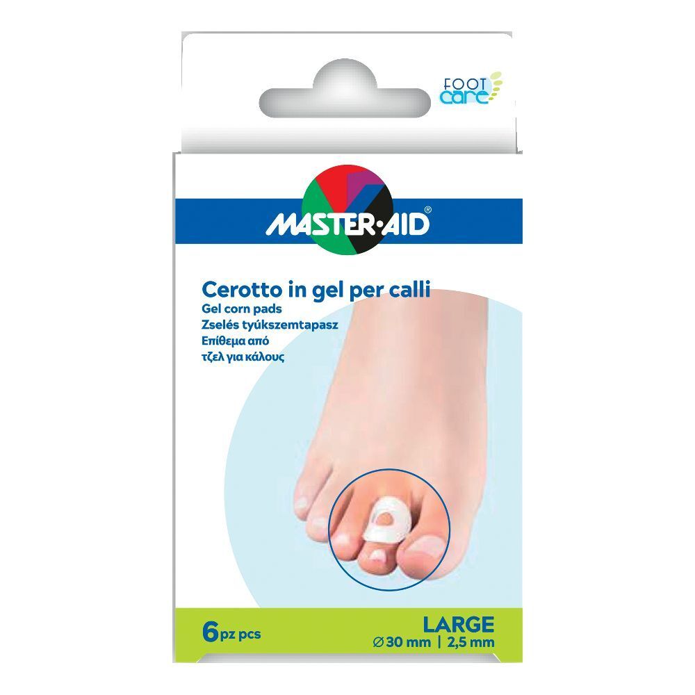 Cerotto Protezione Calli Master-Aid Footcare In Gel Large 6 Pezzi B11