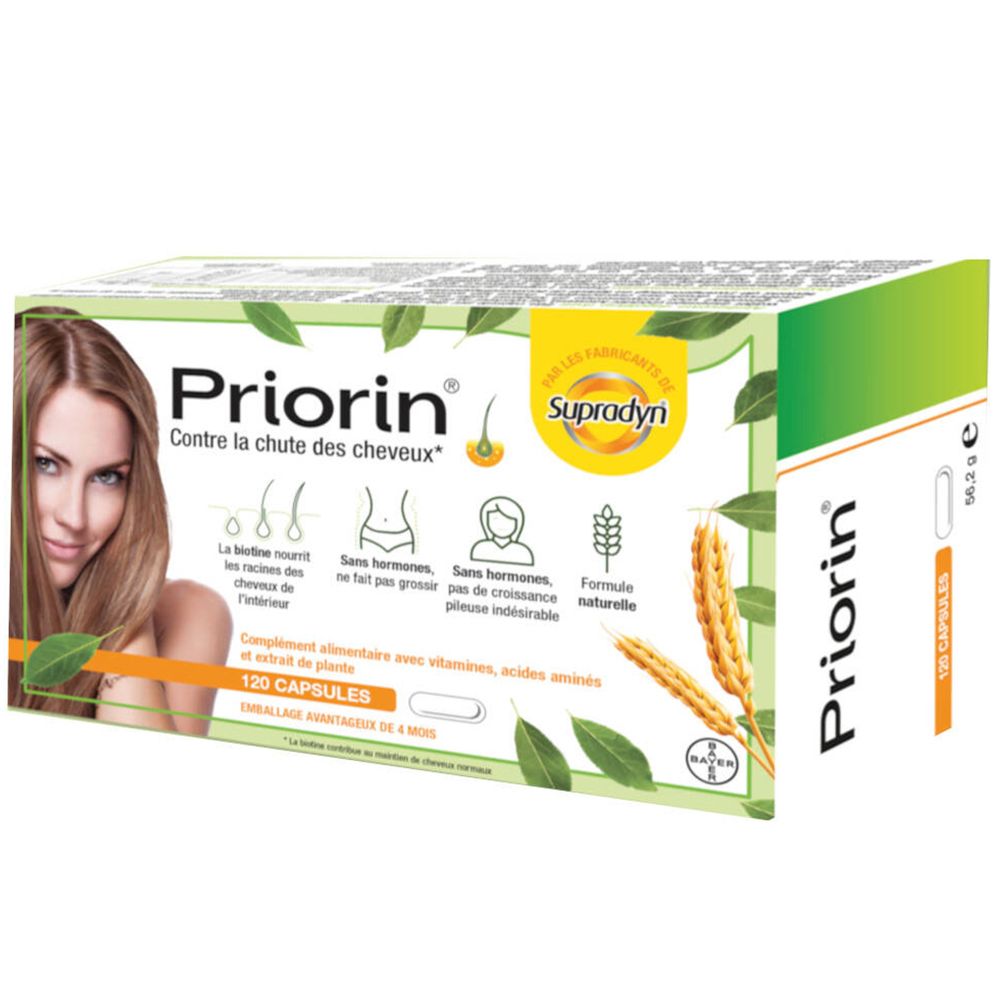 Bayer Priorin® Anticaduta Capelli Capsule 120 pz
