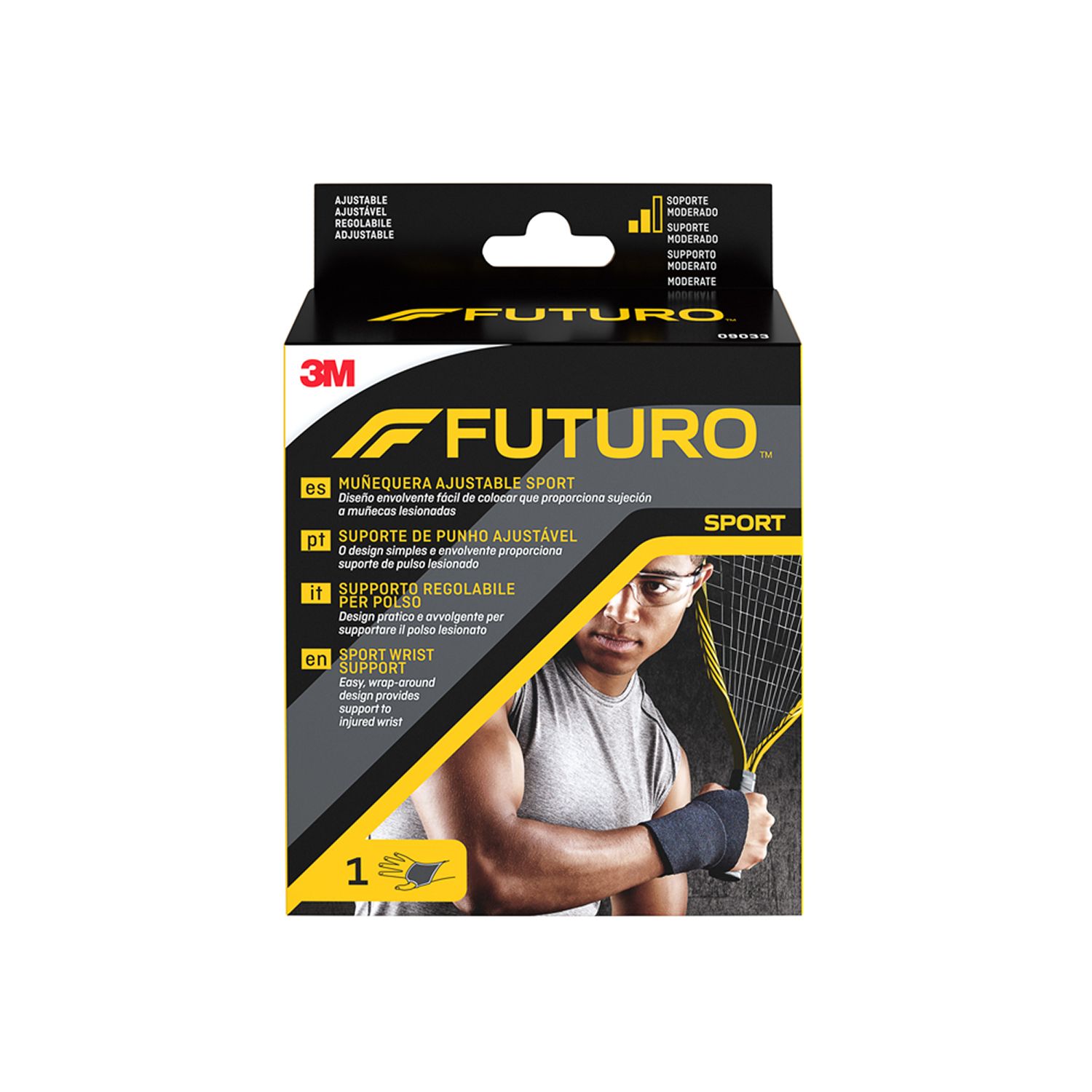 FUTURO™ Supporto regolabile per polso Regolabile 1 pz Bendaggio/i