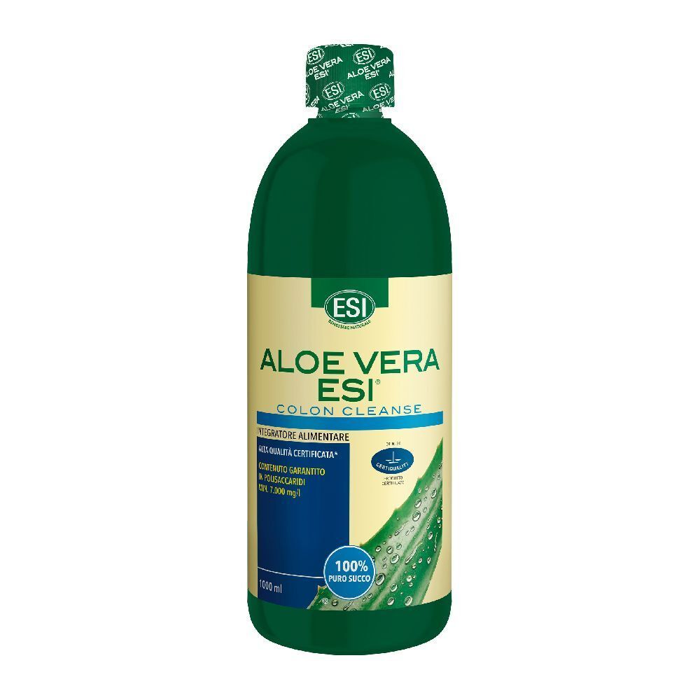 ESI Aloe Vera Succo Colon Cleanse 1000 ml Soluzione orale