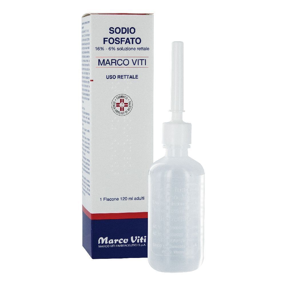 Sodio Fosfato Marco Viti 16% / 6% Soluzione Rettale 120 ml
