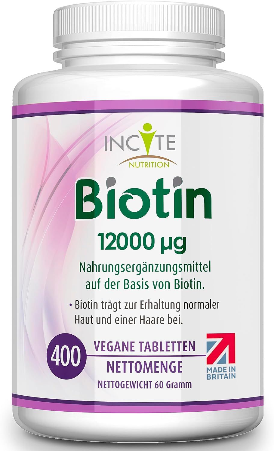 Incite Nutrition Biotina 400 St