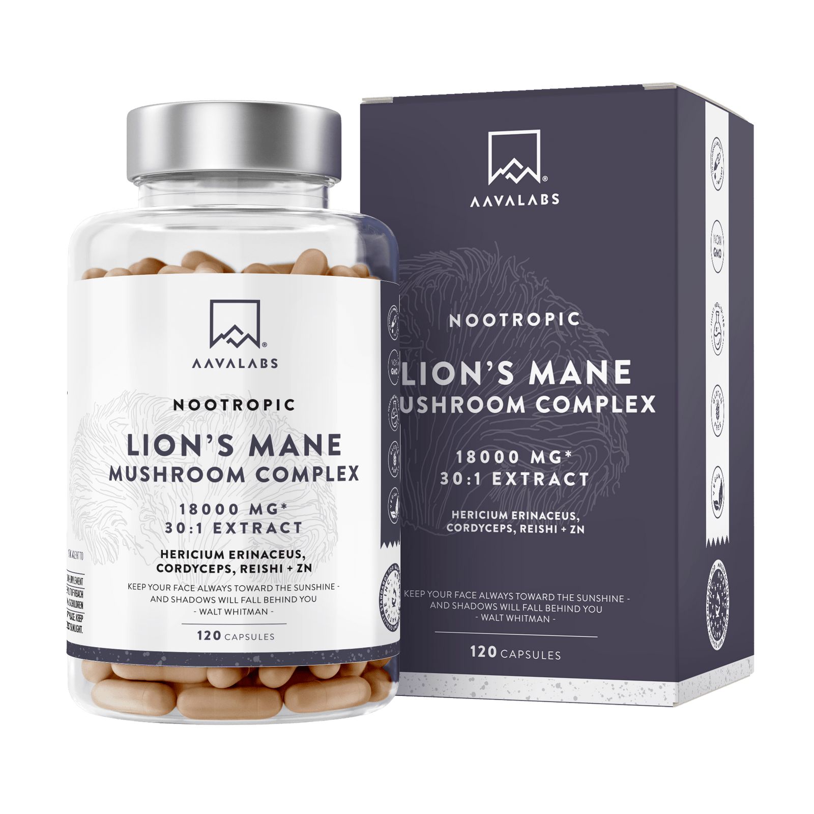 Aavalabs Complesso Lion's Mane 120 pz Capsule