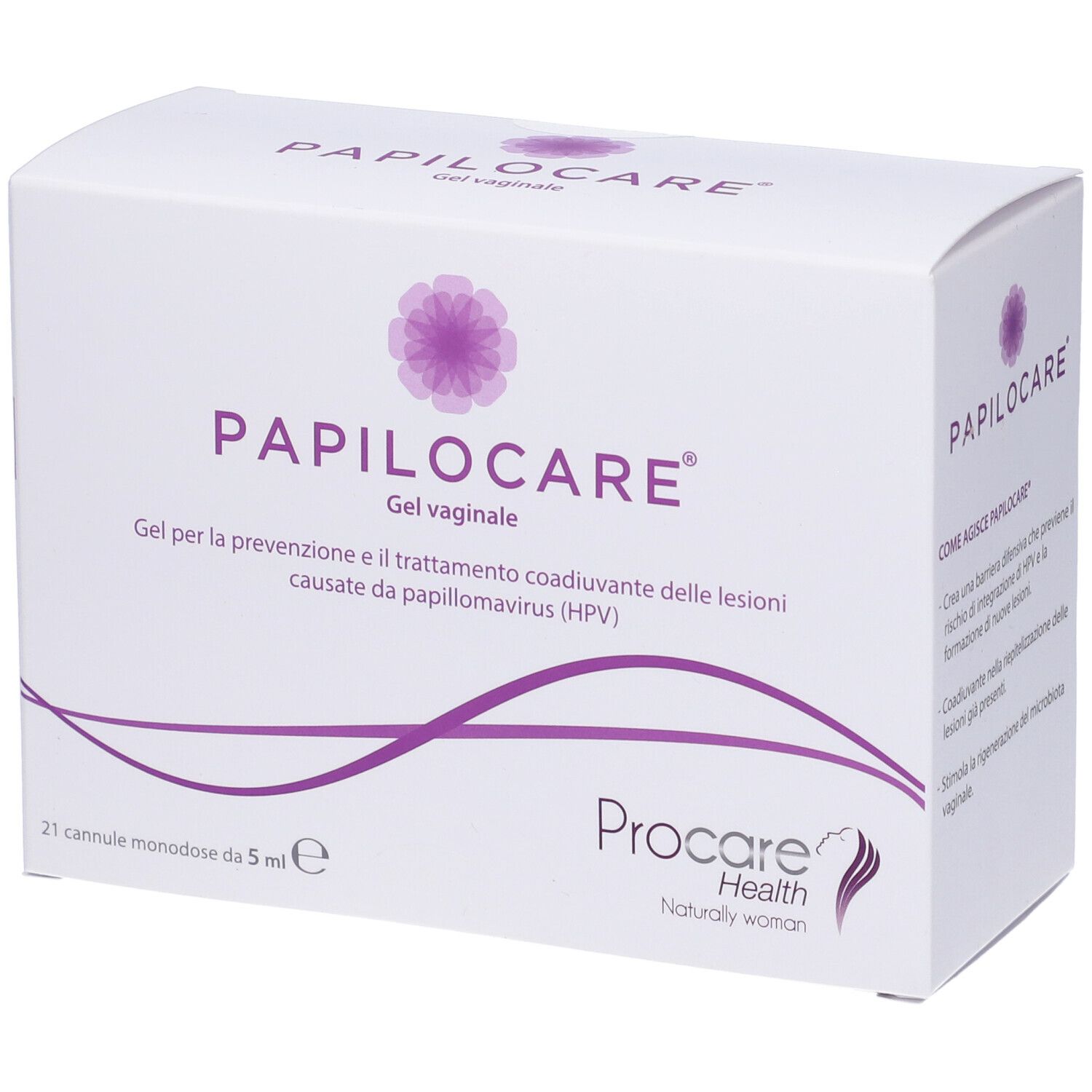 Papilocare Gel Vaginale 21 Cannule Monodose X 5 Ml 21x5 ml vaginale