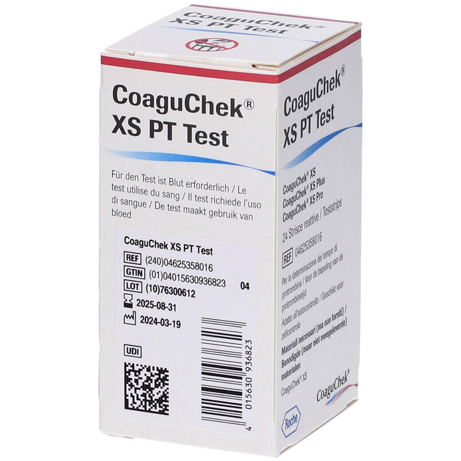 Strisce Reattive per CoaguChek XS PT Test 24 Pezzi pz reattive
