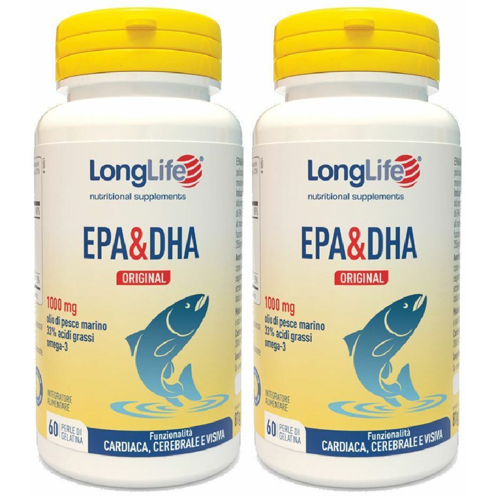 LongLife® EPA & DHA Original Set da 2 2x60 pz Perle