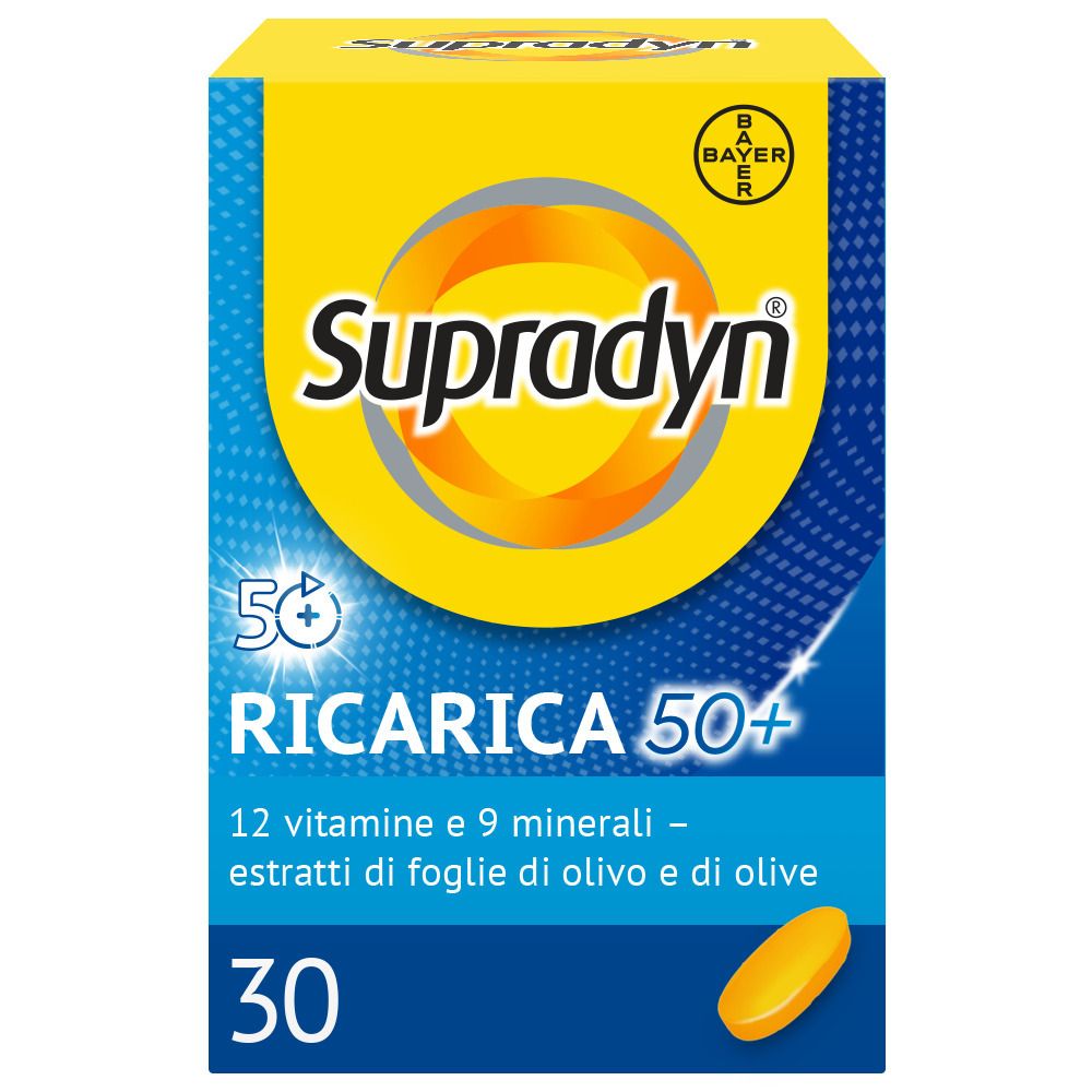 Supradyn Ricarica 50+ Integratore Vitamine e Minerali Compresse 30 pz