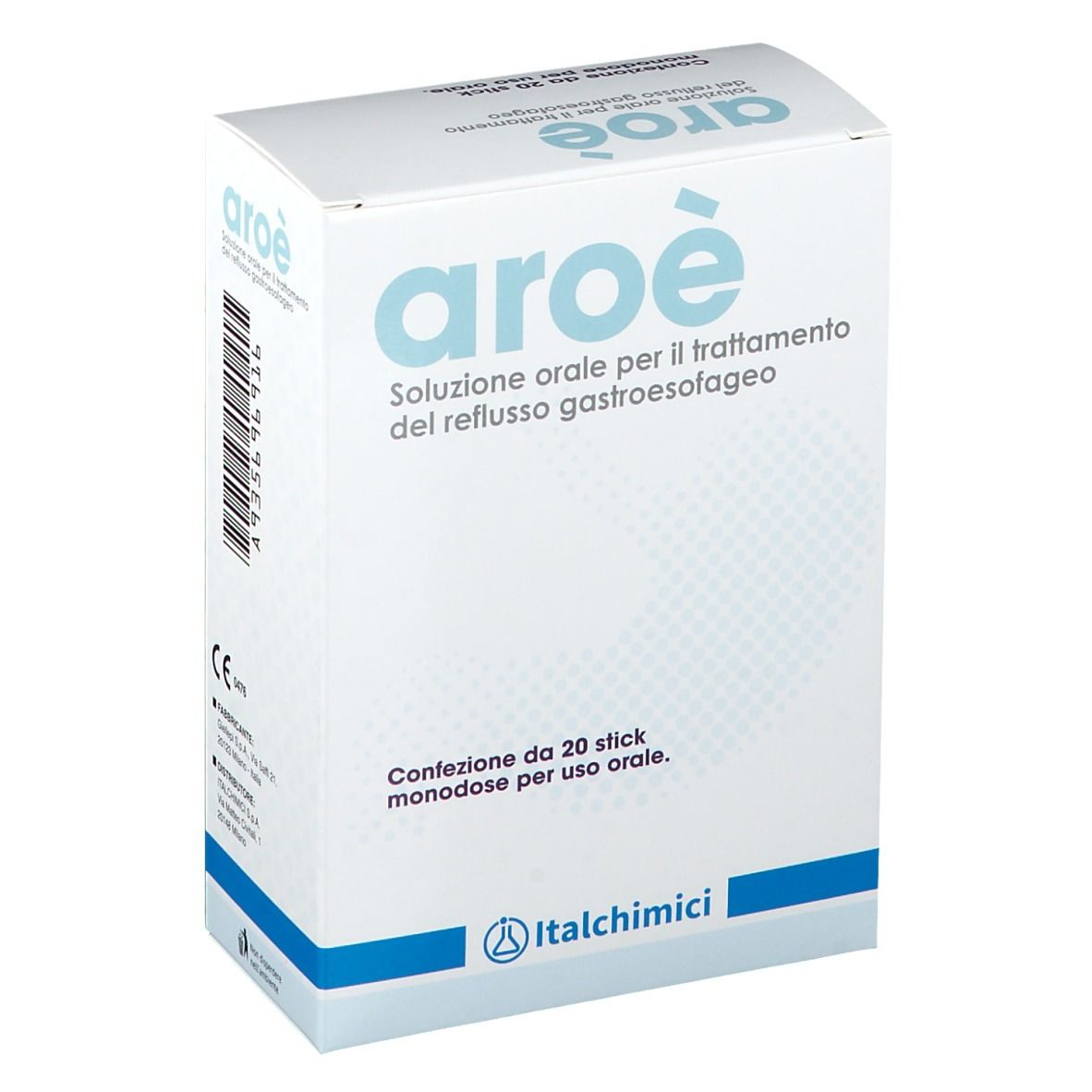 aroè Soluzione Orale per reflusso gastroesofageo 20x10 ml Bustina