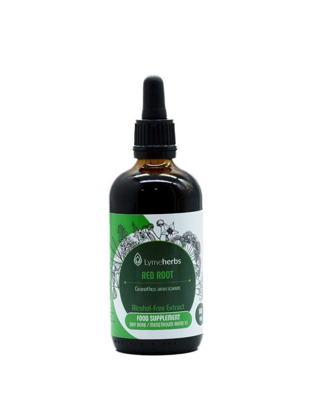 Lymeherbs Ceanothus americanus (red root), estratto analcolico 1:1 100