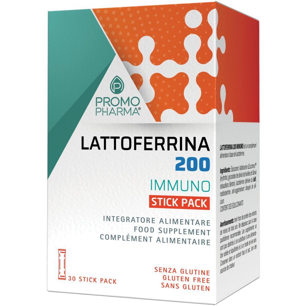 PromoPharma Lattoferrina 200 Immuno Stick 30 pz Polvere per soluzione