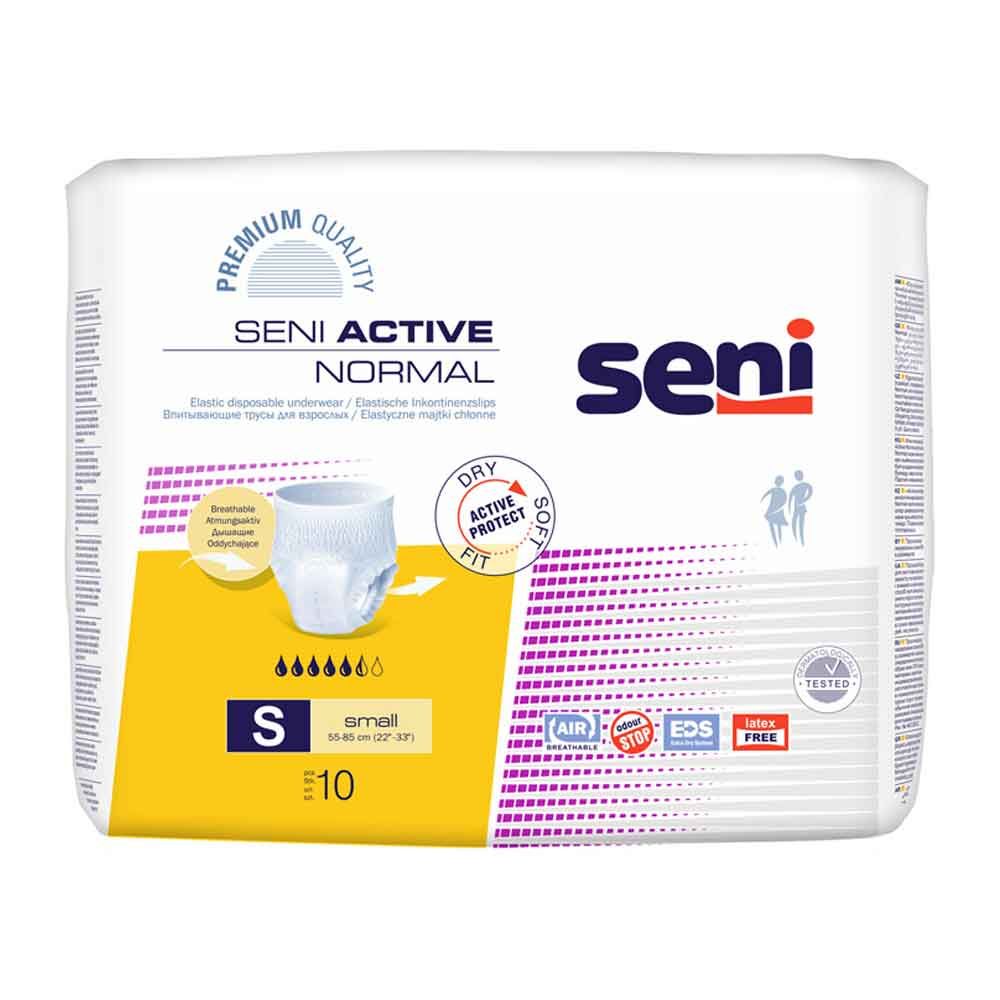 Pantaloni per incontinenza normale Seni Active, taglia S, 1 confezione