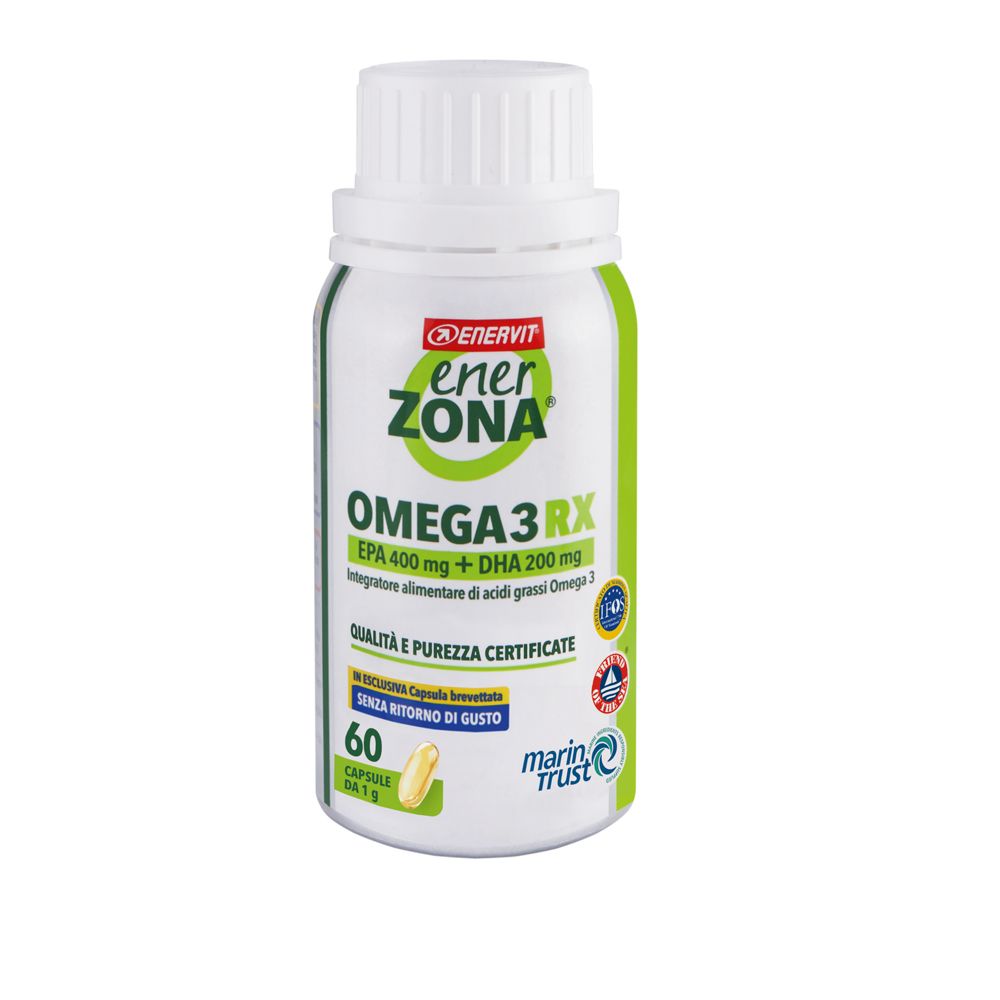 ENERVIT enerZONA OMEGA3RX EPA 400 mg + DHA 200mg 60 pz Capsule