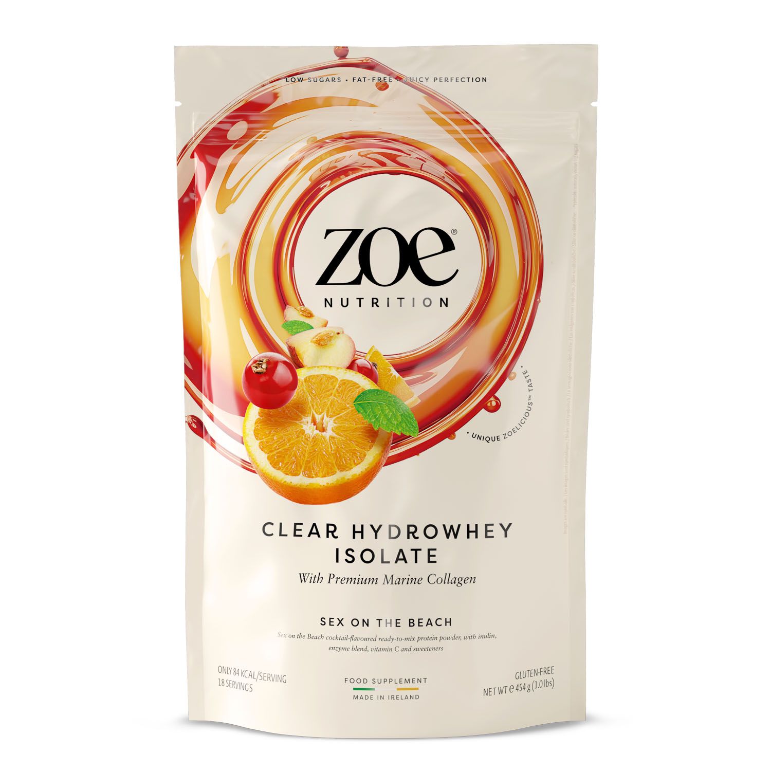 zoe Clear Hydrowhey 454 g Polvere