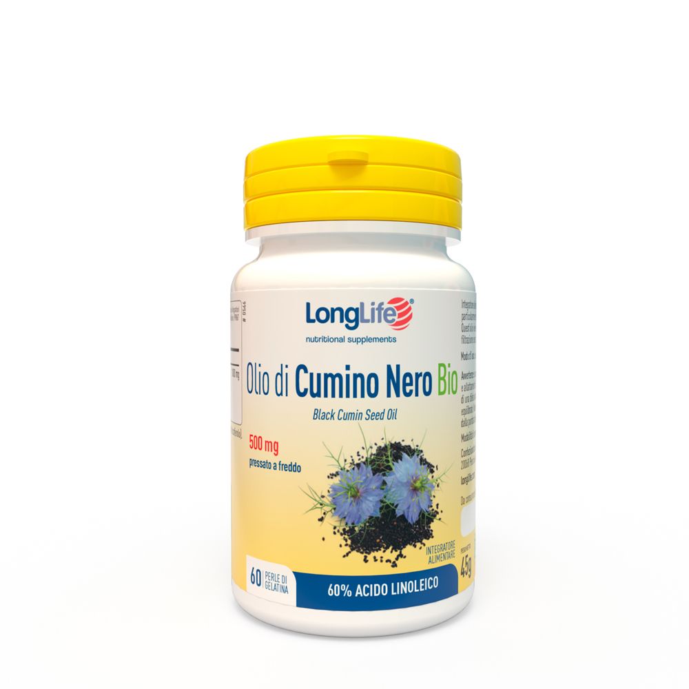 Longlife Olio di Cumino Nero Bio Perle 30 g
