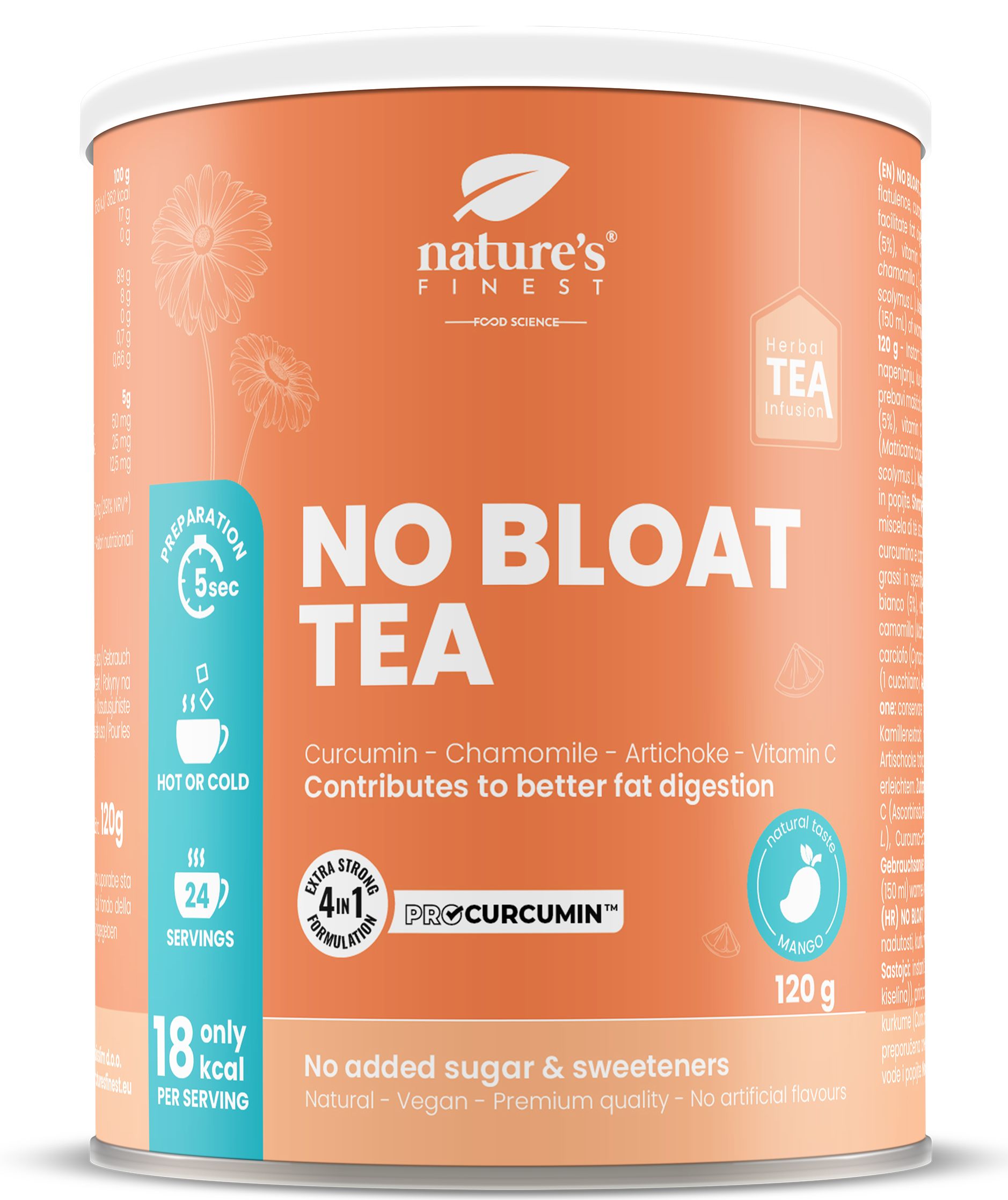 Nature's Finest No Bloat tea 120 g
