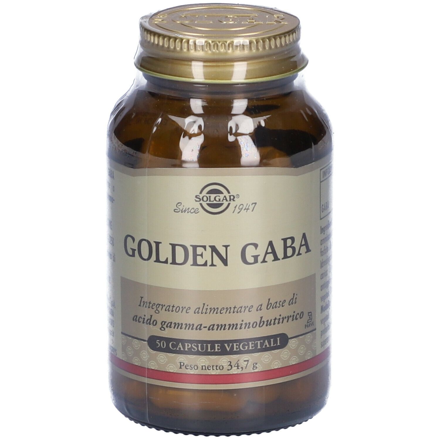 SOLGAR® Golden Gaba 34,7 g Capsule