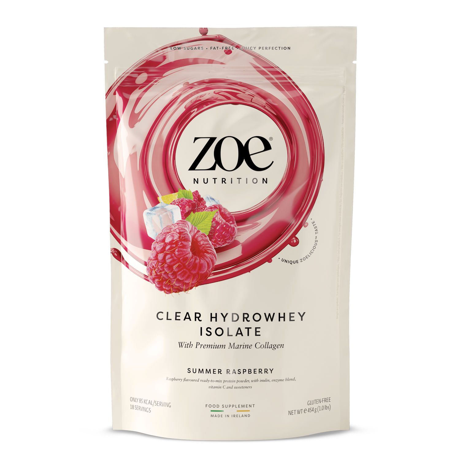 zoe Clear Hydrowhey 454 g Polvere