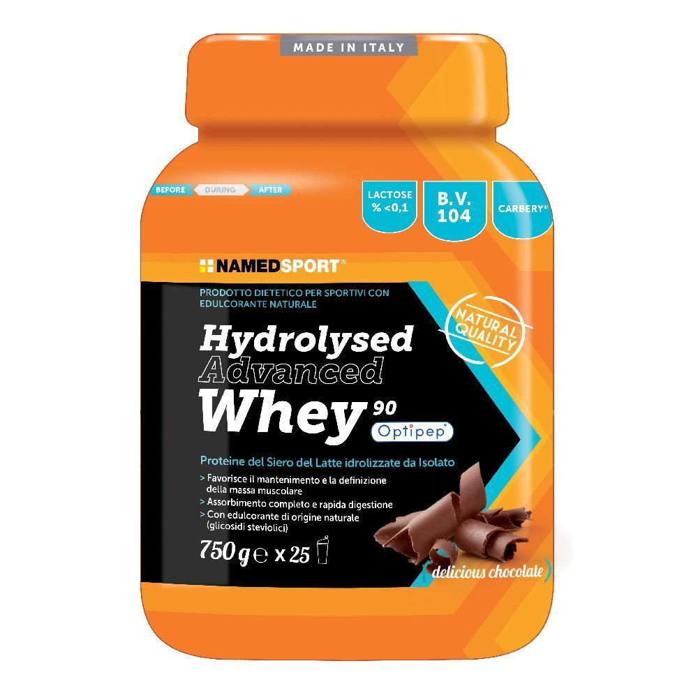 NAMEDSPORT® hydrolysed Advanced Whey 90 750 g Polvere per soluzione or