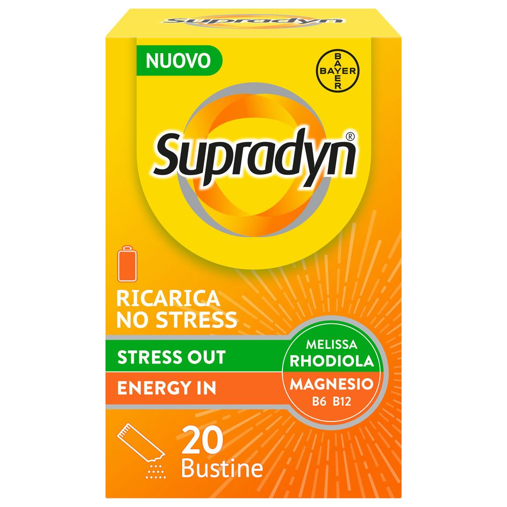 Supradyn Ricarica No Stress Integratore Multivitaminico con Magnesio B