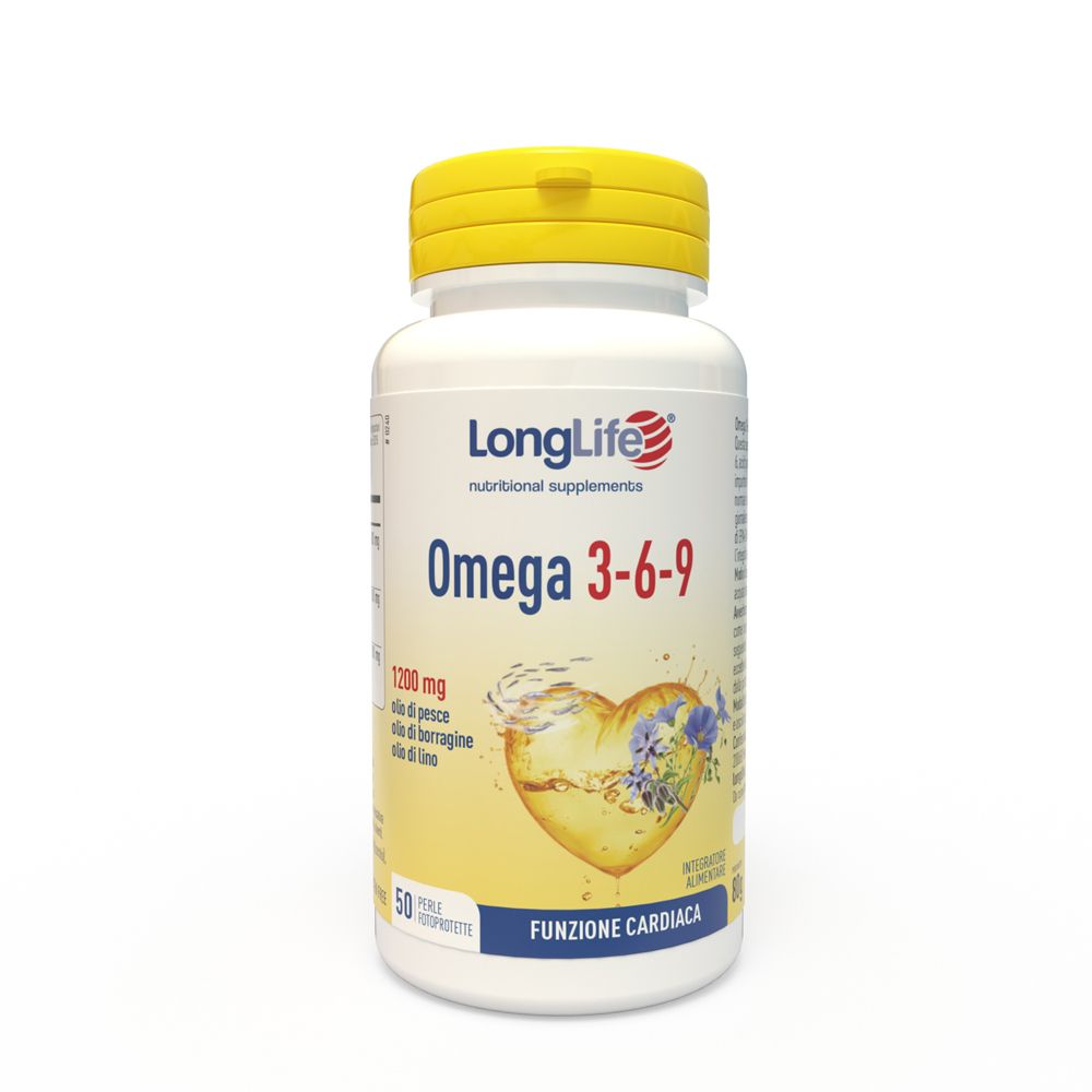 LongLife® Omega 3-6-9 50 pz Capsule morbide