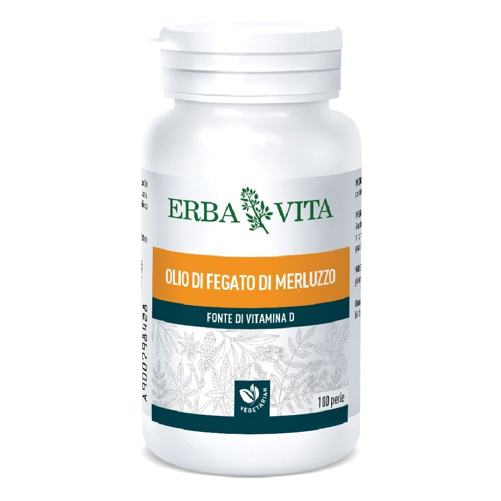 ERBA VITA Olio di Fegato Merluzzo 45,3 g Perle