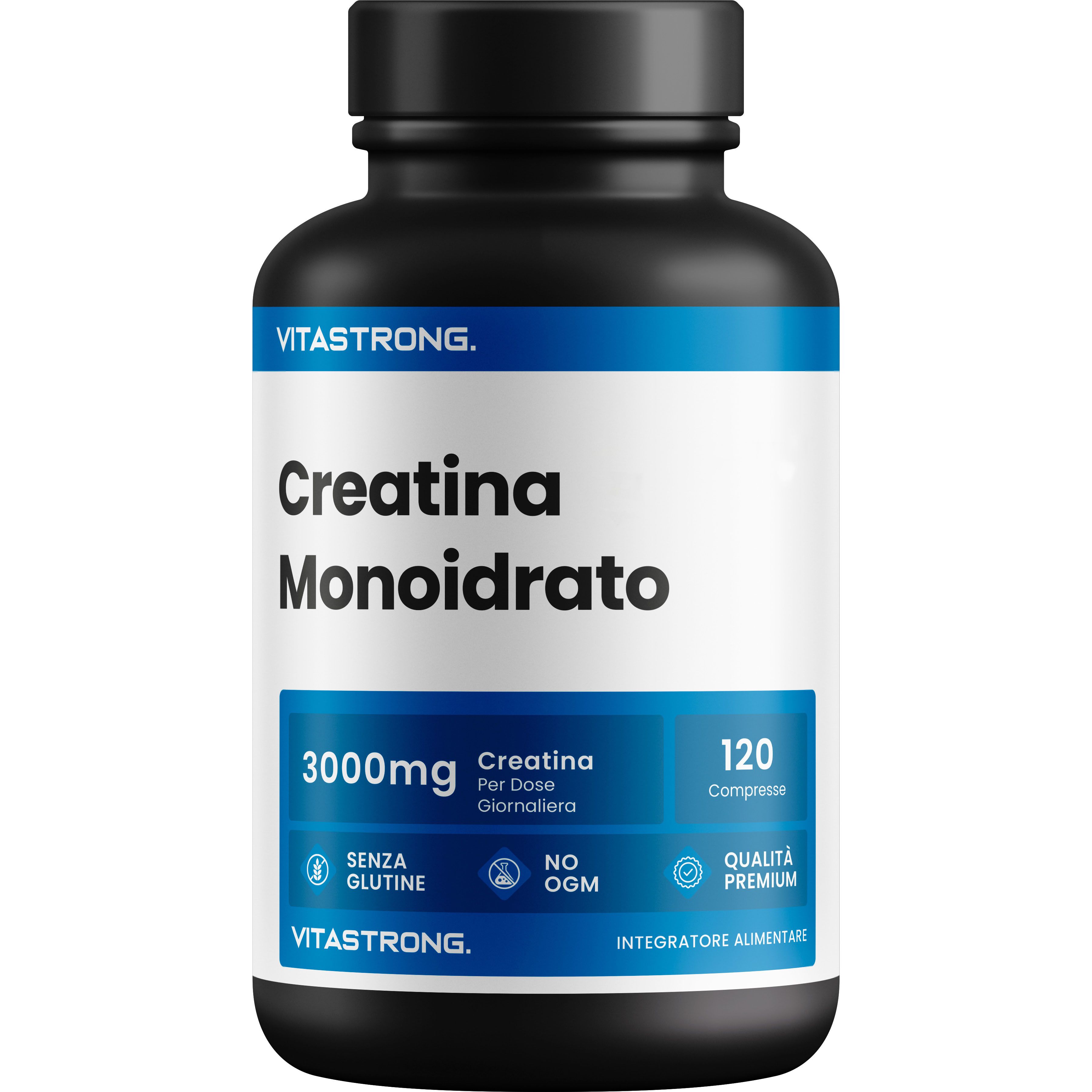 Vitastrong Creatina Creapure® 120CPR 120 pz Compresse