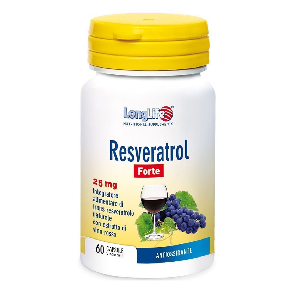 LongLife® Resveratrol Forte 25 mg 60 pz Capsule