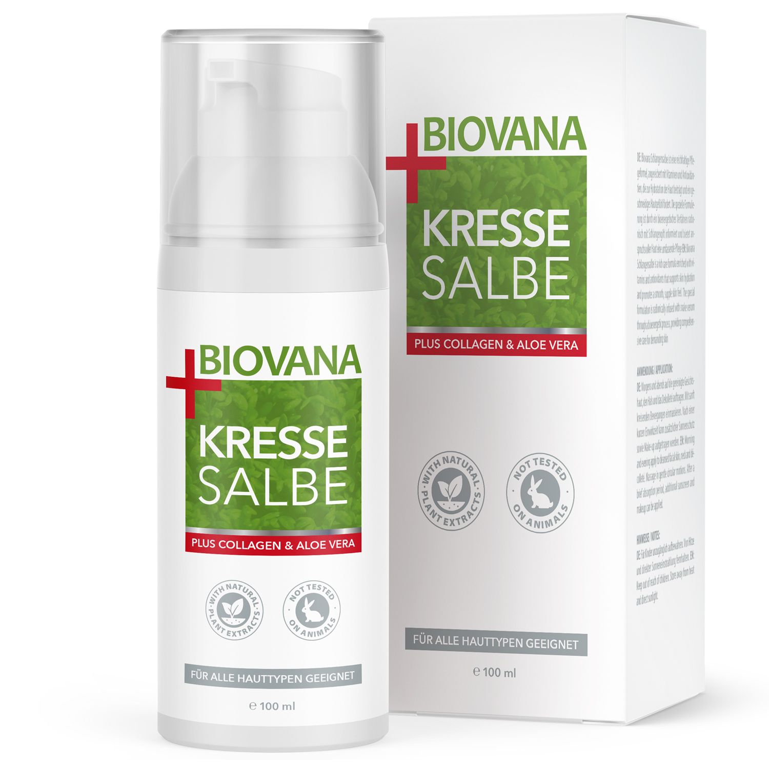 Biovana Kressesalbe Plus - Pomata al crescione 100 ml