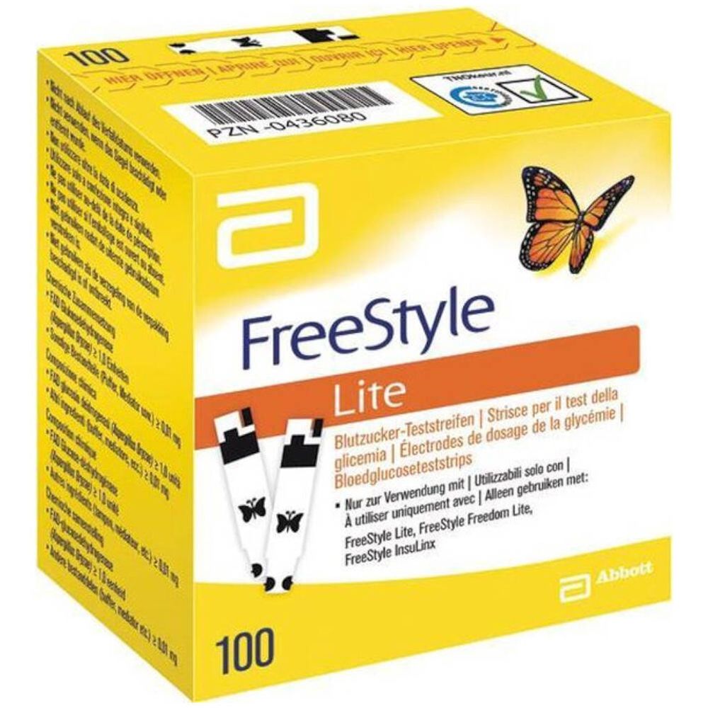Abbot FreeStyle Lite Strisce per la Glicemia 100 pz reattive