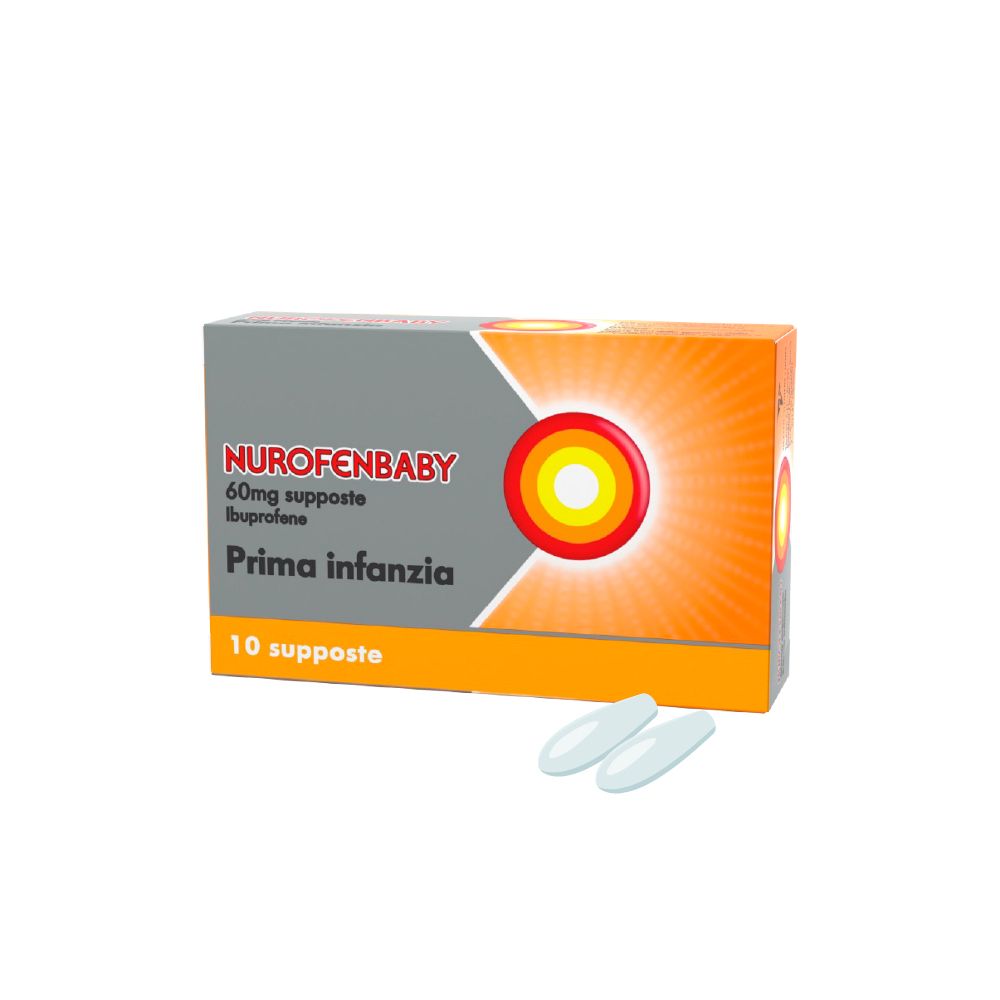 NUROFENBABY Prima Infanzia 60 mg Supposte 10 pz per infanti