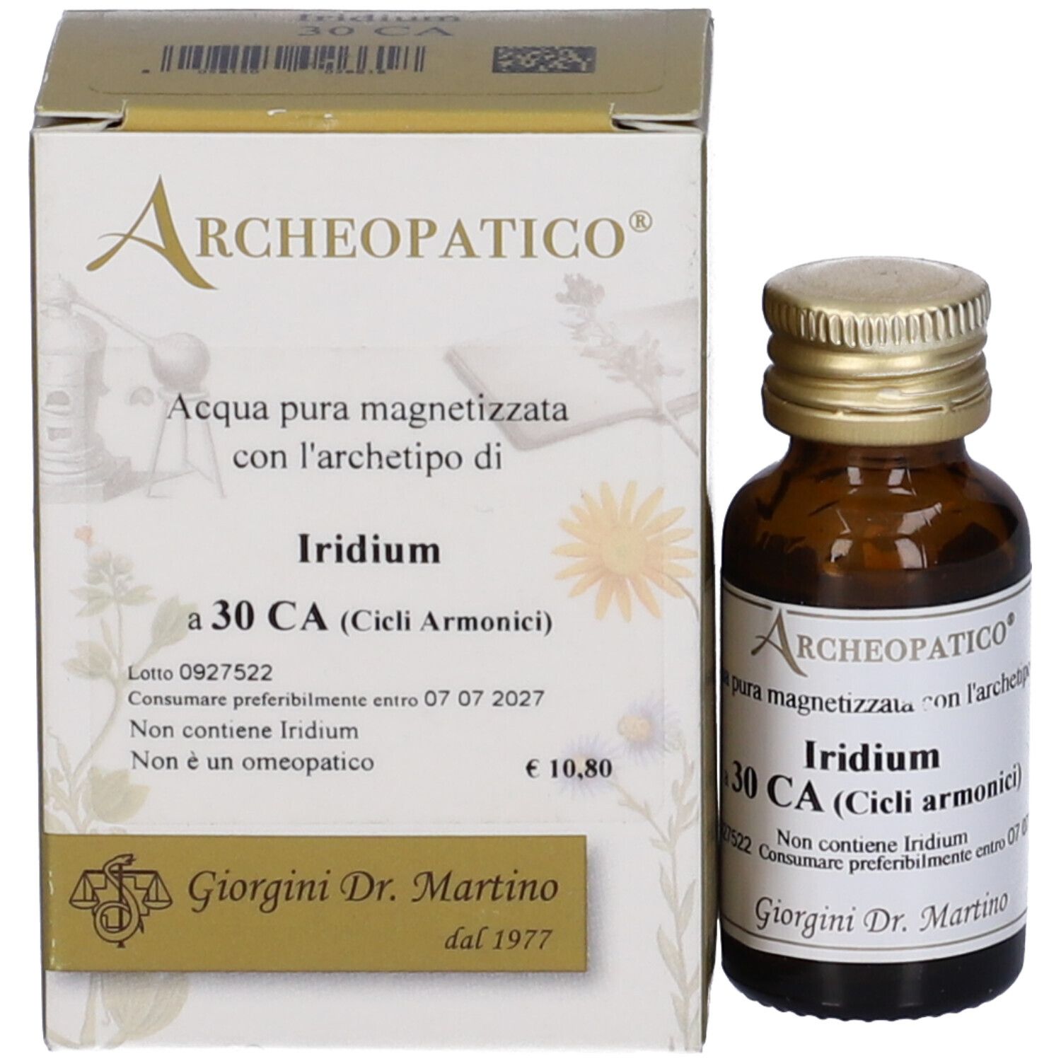Iridium 30 Ca 10 ml Gocce orali