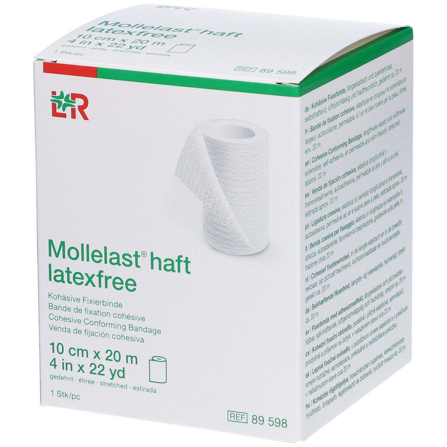 LR Mollelast® haft SL 10 cm x 20 m 1 pz Bendaggio/i