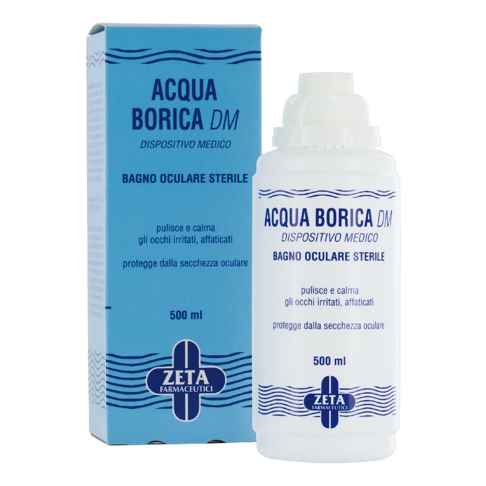 Acqua Borica DM 500 ml Bagno oculare