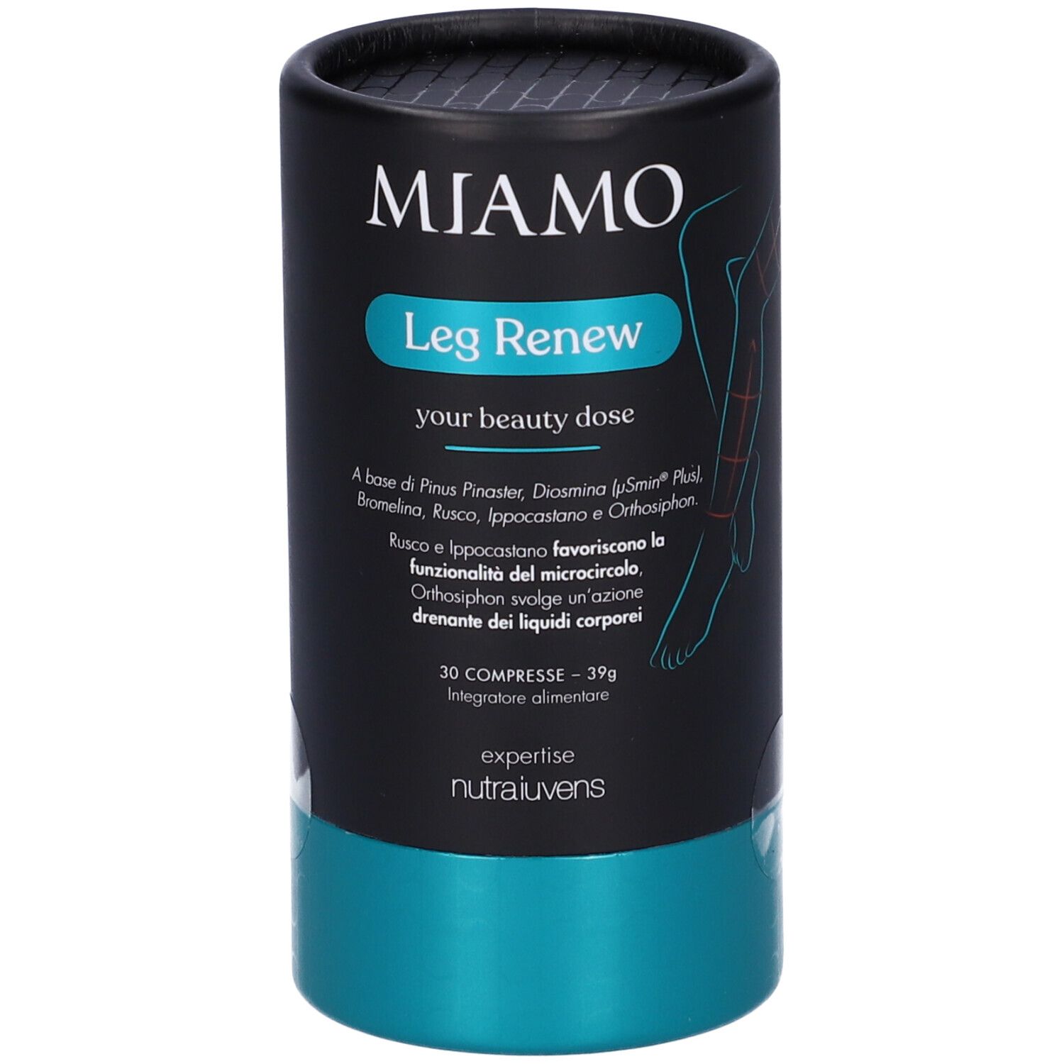 Miamo Expertise Nutraiuvens Leg Renew 30 pz Compresse